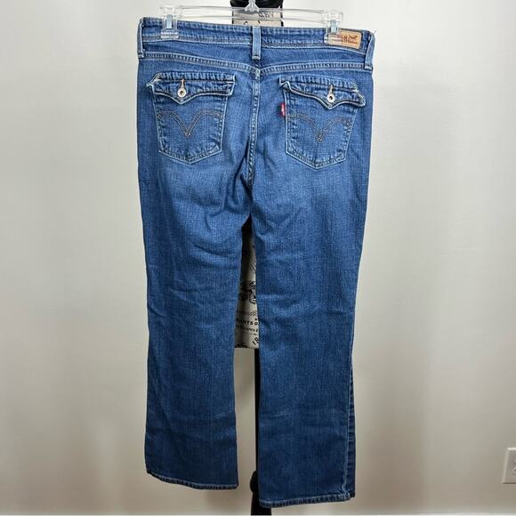 Levi’s 515 Boot cut low mid rise blue jeans - Picture 2 of 9